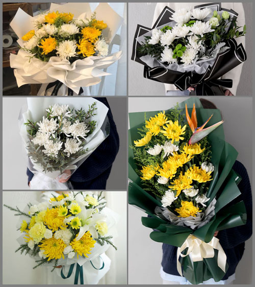 广东湛江市廉江市石岭镇盘龙塘村白事花束代送